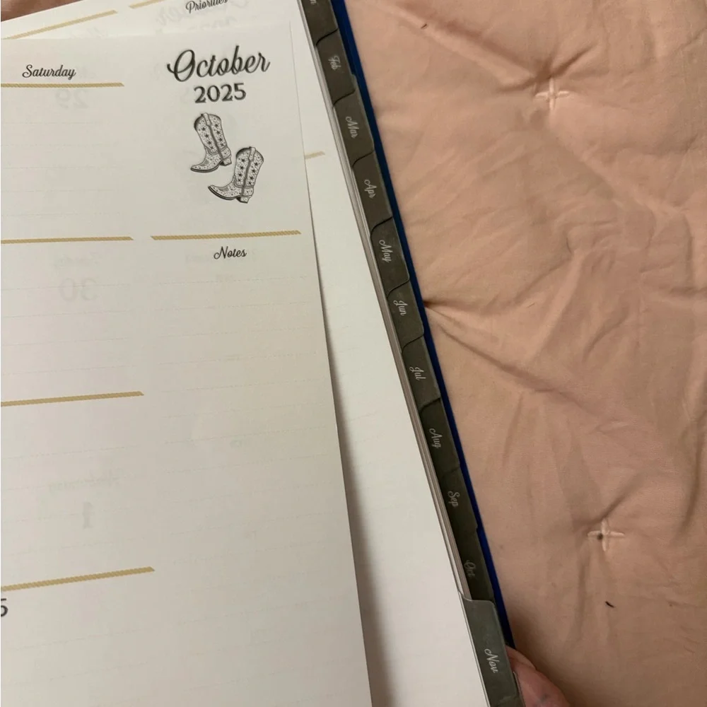 Blue Paisley Spiral Notebook